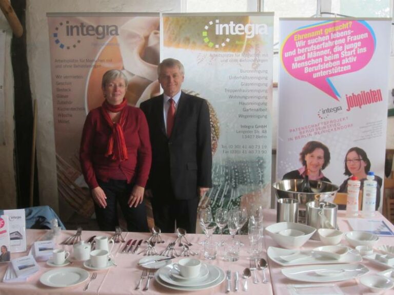 Integra Stand auf der Nachhaltigkeitsbörse SinnStiften